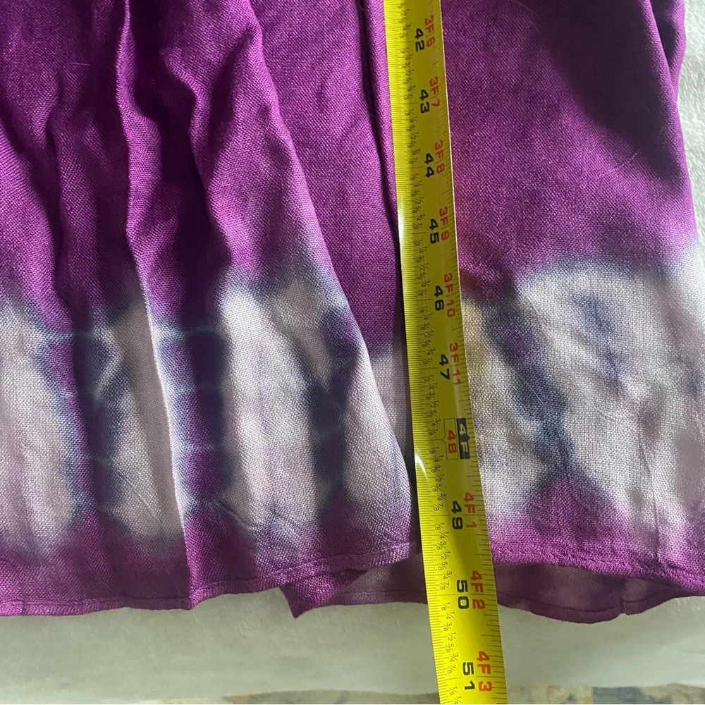 Free People Purple tie dye Kimono - Picture 7 of 12
